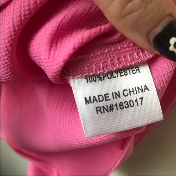 Princess Polly Pink  Ensley Open Back Wrap Dress 12 - Picture 8 of 9